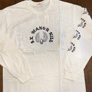 S.K. Manor Hill white Long Sleeve Shirt in size small